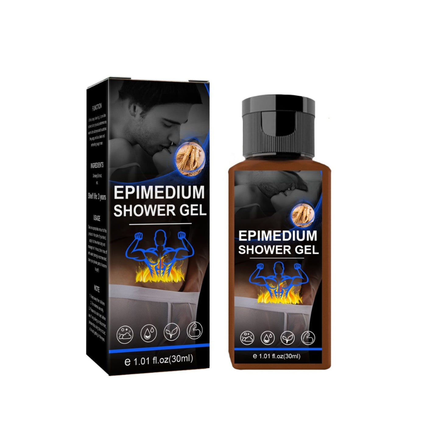 Exclusive Patented Men's Shower Gel